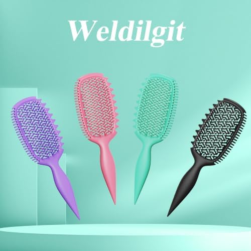 Curl Defining Brush with Wide & Narrow Teeth, Defines & Detangles Men/Women - Image 7