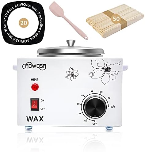 Professional Waxing Kit Wax Warmer Single Pot Wax Heater for Hair Removal by AOWOSA