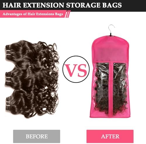 VARIPOWDER 10pcs Hair Extension Holder Wig Storage Hanger for Multiple Wigs - Image 5