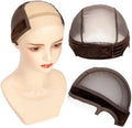 Lace Wig Caps for Women, Wig Caps with Grip Band for Keeping Wigs in Place, Glueless Wig Grip Cap with 4x5 Transparent Lace, Non-Slip Adjustable Elastic Headband (1pcs-Brown) by Unknown