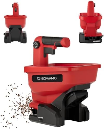 Handheld Grass Seed Spreader Compatible for Milwaukee 18V Battery by Uniqwamo