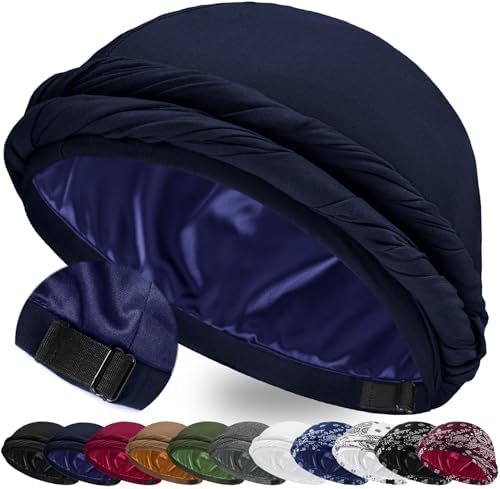 Ababalaya Upgraded Satin Lined Halo Turban Wave Cap by Ababalaya