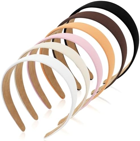 6Pcs Headbands for Girls Women Non Slip Trendy Headbands for Women’s Hair Elastic Hair Bands for Daily Wear - Image 2