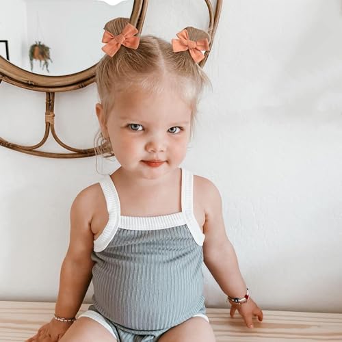 Niceye 24 Pack Baby Hair Bows for Girls, Toddler Hair Clips in Paris - Image 4