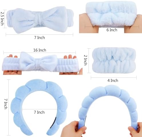 Chanaco Skincare Headband, Makeup Headband for Face Washing, Hair Clips, Trendy Gifts for Teen Girls - Image 6