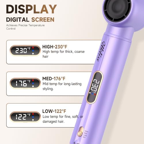 Ukliss Blow Dryer Brush,5 in 1 Hair Dryer Brush Upgrade Hot Air Brush - Image 5