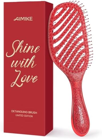 Gift for Women, Gifts for Kids & Teen Girls, AIMIKE Detangler Hair Brush by AIMIKE