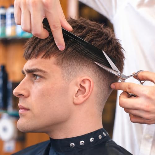 3pcs Wave Comb for Men Curved Clipper Barber Salon Hairdressing Black - Image 5