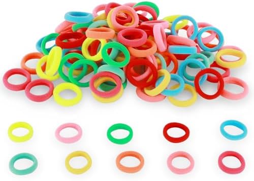 Baby Hair Ties, Elastic Hair Bands for Girls Kids, Toddler Ponytail Holders - Image 2