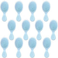 12 Pack Mini Hair Brush Bulk, Travel Hair Brush for All Hair Types by AESPAKO