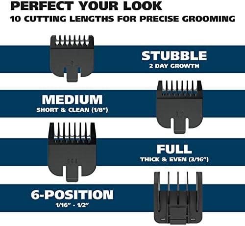 Wahl Groomsman Battery Facial Hair Trimmer for Beard & Mustache Trimming - Image 4