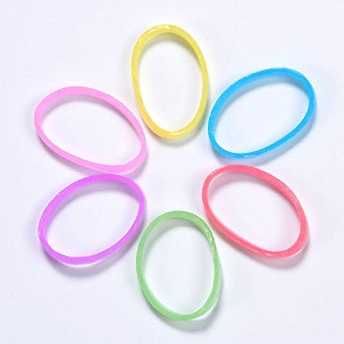 Youxuan Kids Elastics No Damage Colored Hair Bands Fashion Girls Hair Ties 1000 Count Small Size - Image 4