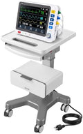 VEVOR Medical Trolley Cart with Tray and Drawer, Electric Lift Laptop Cart by VEVOR