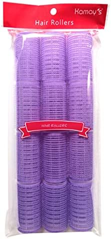 Self Grip Holding Rollers Hairdressing Curlers Hair Design Sticky Cling Style For DIY Or Salon By Kamay's (30mm/1.2" Medium Size 12PCS) - Image 5