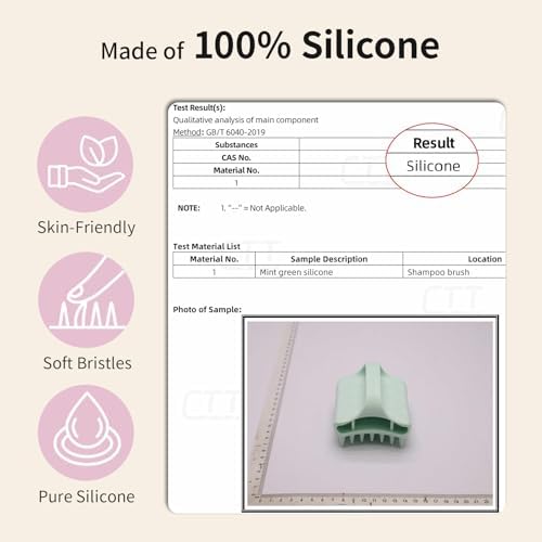 RHOS Scalp Massager Shampoo Brush, Soft Silicone Scalp Scrubber - Image 2