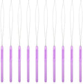 Zonon 10 Pcs Loop Needle Threader Tool for Hair Extension Bead,Purple by Zonon