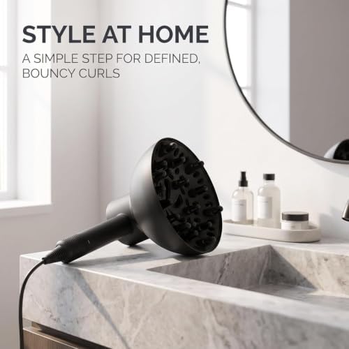 Universal Hair Dryer Diffuser Attachment for Curly Hair,Black Adaptable for Blow Dryers Diffuser Hair Universal for Curly Hair Care Dryer Diffusers Dryers and Styling Tools and Appliances Accessories - Image 6