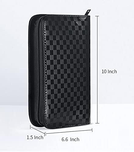 Large Hair Stylist Scissor Holder Pouch Cases for Hairdressers, Salon Tools Holster Bag, Pu Leather - Image 2
