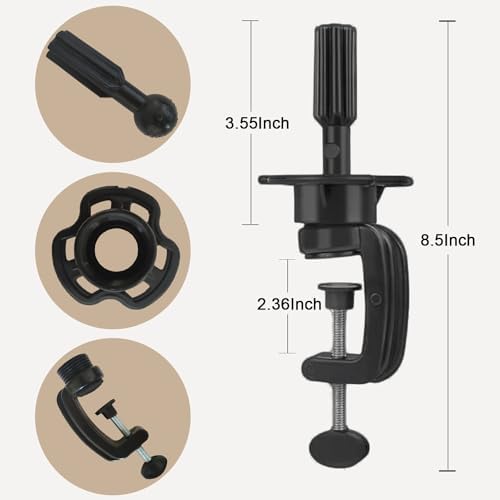 3PCS Wig Mannequin Head Stand,Wig Head Stand Clamp,Mannequin Head Holder - Image 5