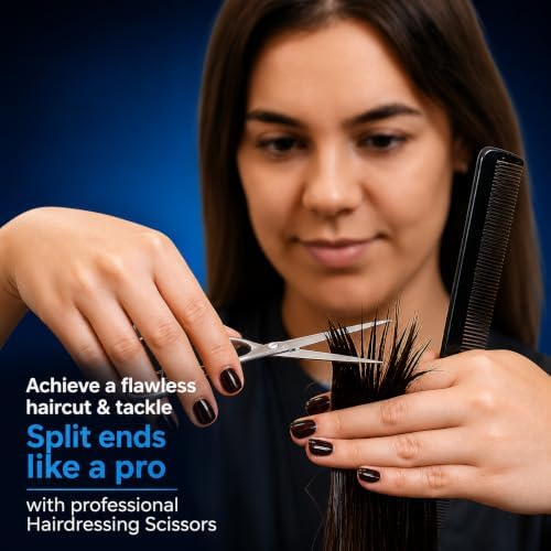 UM Supplies Scissors 6.5 | Premium Barber Shears For Hair Cutting | Multiple Purpose Cutting Scissors | Haircut Scissors For Salon I Women | Mens | kids I Pets - Image 6