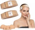 Beige Wig Grip Band 2 Pack, Non-Slip Velvet Strap, No Glue Needed by HappCIan