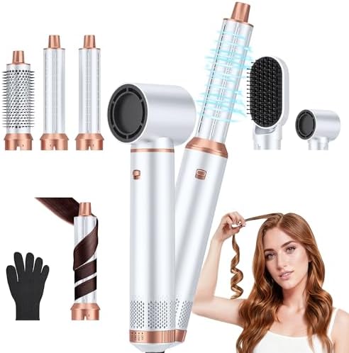 5 in 1 Blow Dryer Brush, Upgrade Hair Dryer Brush Air Curler Air Curl Wrap by Yitrust