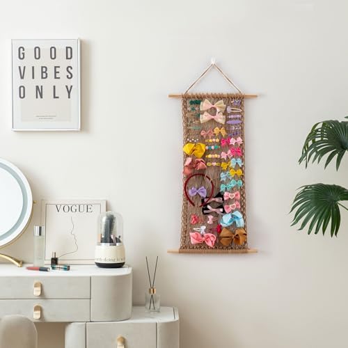 Pretty Jolly Hair Clips Accessories Organizer TWINE COLOR - Image 7
