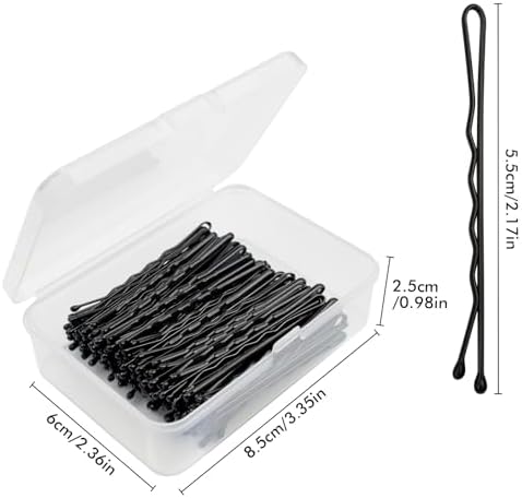 Bobby Pins for Women, Kids 100 Count Hair Wax Stick Hair Bun Maker Kit - Image 3