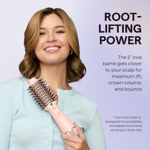 Wavytalk Dual Voltage Hair Dryer Brush for Europe and International Travel, 110V-240V Mini Jet Brush, Ionic Hair Dryer Brush Reduces Damage, Anti-Frizz Straight Hair, Curls and Blowouts, Volumizing - Image 4