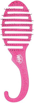 Wet Brush Shower Hair Brush Detangler - Exclusive Ultra-soft IntelliFlex Bristles - Minimizes Pain And Protects Against Split Ends and Breakage - Comb For Women, Men, Wet & Dry Hair - Pink Glitter by WetBrush