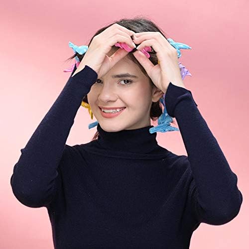Aimin Hair Heatless Curlers, Soft Hair Curlers To Sleep In, Overnight Heatless Curls For Long Hair, No Heat Foam Curlers, Satin Sponge Rollers For Hair (30 pcs, light colour) … - Image 3