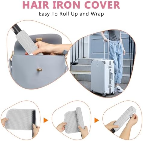 Larger Size Silicone Heat Resistant Mat for Hair Tools(12" x 9") - Image 6
