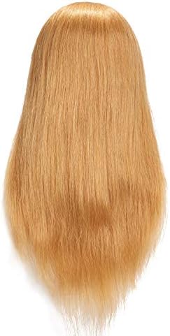 24-26" Mannequin Head with 100% Human Hair for Hairdresser - Image 6