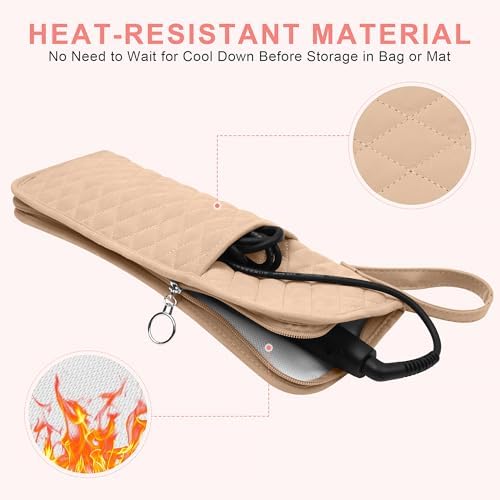 2-in-1 Heat Resistant Mat & Storage Bag for Hair Tools - Image 4