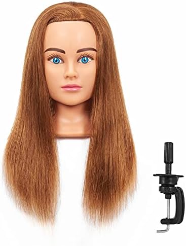 Hairingrid Mannequin Head 20"-22" 100% Human Hair Training Manikin Head by Hairingrid