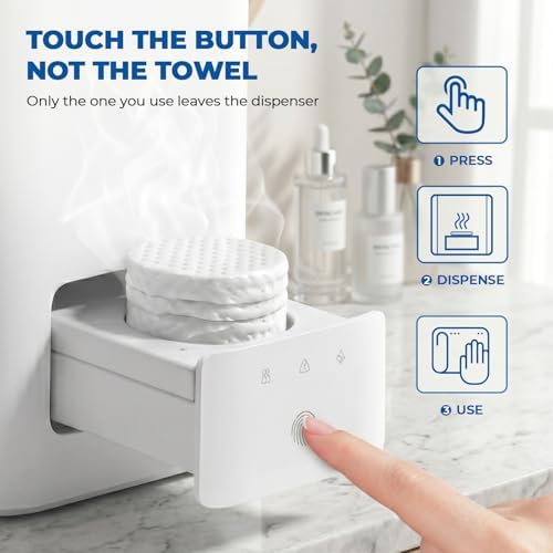 Hot Towel Dispenser for Face, One-Touch Spa Comfort with Smart Voice Alerts - Image 2