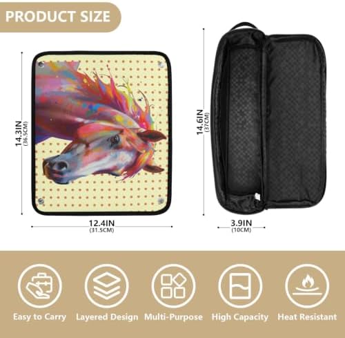 Yuiboo Hair Straightener Travel Bag with Heat Resistant Mat - Image 4