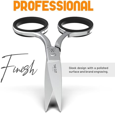 The Cut Factory® Precision Facial Hair Scissor Premium Stainless Steel Grooming Tool for Eyebrows, Mustache & Beard One Tool, All Power – No Fillers, (1x scissors only) - Image 4