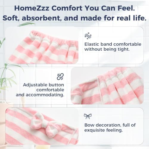 Oversized Bath Towel Wrap for Women with Plus Size Hair Dry Towel Set - Image 7