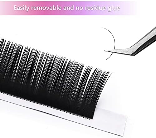 FADLASH Classic Black Matte Eyelash Extensions (0.12-C, 15-20mm) - Image 5