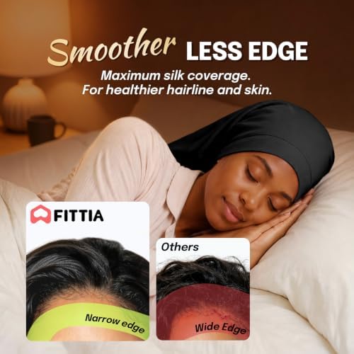 Long Satin Hair Bonnet for Locs, Dreadlocks & Braids, Sleeping Cap Women - Image 4