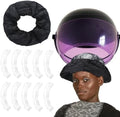 1 Pcs Hair Dryer Heat Shield with 10 Disposable Hoods, Black by Unknown