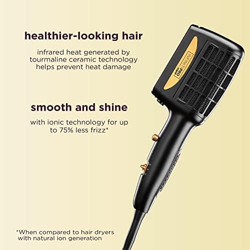INFINITIPRO BY CONAIR 3-in-1 Styling Hair Dryer, 1875W Hair Dryer and 3 Attachments (Pack of 3) - Image 5
