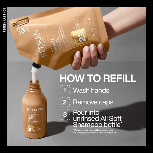 Redken All Soft Shampoo – For Dry, Brittle Hair - Image 6