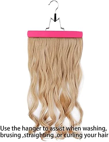2 Pack Extra Long Hair Extension Holder Wig Storage Bag with Hanger Hairpieces Ponytail Bundles Storage Carrier Case for Store Style Hair Travel Hair Extensions Bag - Image 5