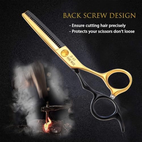 JASON Hair Thinning Scissors Shears - 6" Professional Blending Texturizing - Image 4