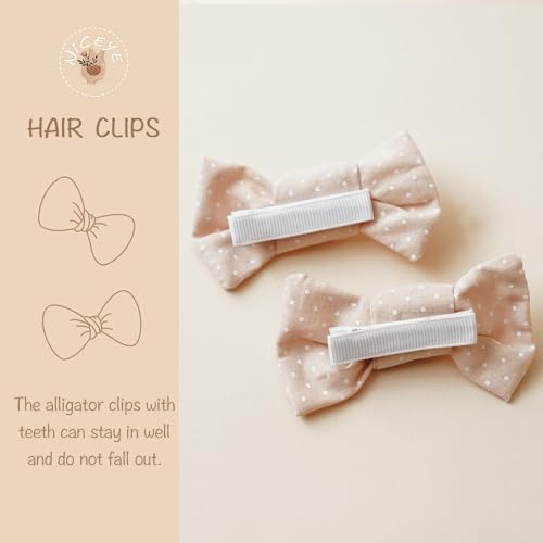 Niceye 24 Pack Baby Hair Bows for Girls, Toddler Hair Clips in Paris - Image 2