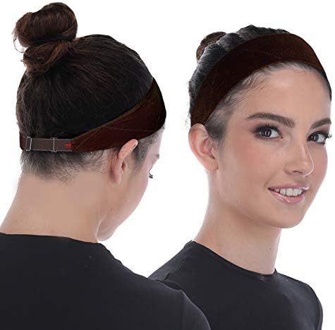 Wig Grip Headbands For Women- Adjustable To Custom Fit Your Head - Velvet Comfort - Wig Bands No Slip Breathable Lightweight Material For All Day Wear! Keep Wig Comfortably Secured by MadisonHeadwear