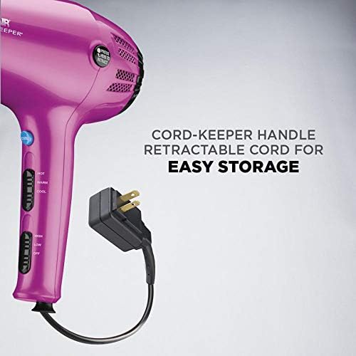Conair Hair Dryer with Diffuser and Concentrator, 1875W, Pink (Pack of 4) - Image 2