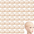 Waydress 400 Pcs Wig Caps Nylon Stocking Caps Elastic Stretchy,Beige by Waydress